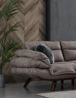 Corner sofa L-shape Sofa Couch Upholstery Sofas Living landscape Fabric sofa Corner sofa Textile