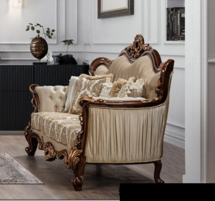 Luxury Suite Sofa set 3+3 Seater Coffee table Sofa Couch Sofas Set Baroque