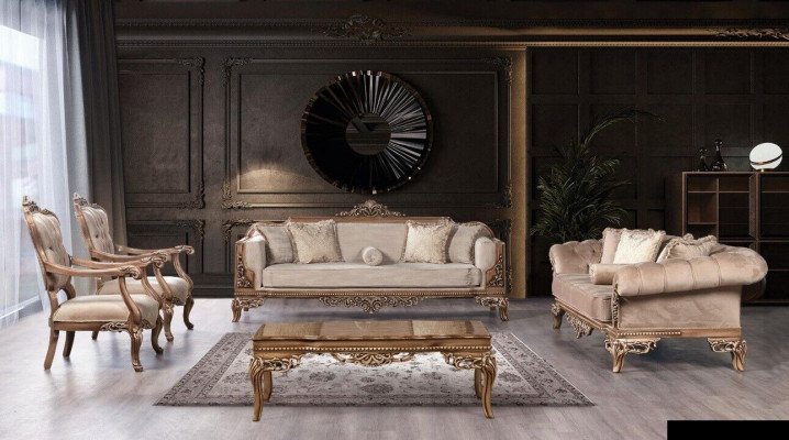 Sofa set 3+3+1+1 Seater Coffee table Suite Sofa Sofas Set 5pcs