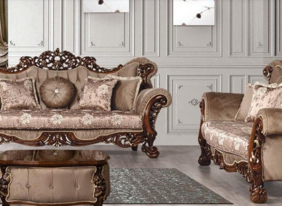 Sofa set 3+3+1+1 Seater Coffee table Suite Armchair Sofas Seat Fabric Set 5pcs