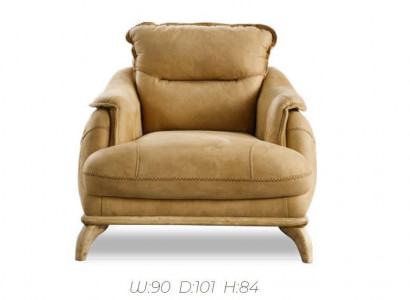 Armchair 1 Seater Living room Relax Design Italian Furniture Furnishings Italy