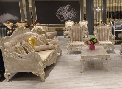 Sofa set 3+1+1 Seater Coffee table Suite Sofa Armchair Sofas new Set 4pcs