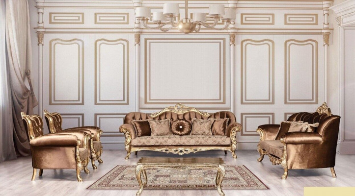 Sofa set 3+3+1+1 Seater Coffee table Sofa Sofas Armchair Luxury Suite Set 5pcs
