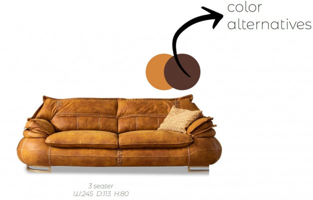 Three Seater Luxury 3 Seater Couch Upholstery Classic Seat Sofas Living room Furniture