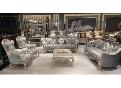 Sofa set 3+3+1+1 Seater Coffee table Luxury Sofa Armchair Sofas Fabric Set 5pcs
