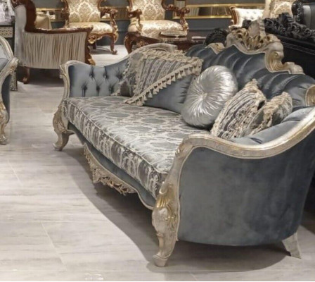 Sofa set 3+3+1+1 Seater Coffee table Luxury Sofa Armchair Sofas Fabric Set 5pcs