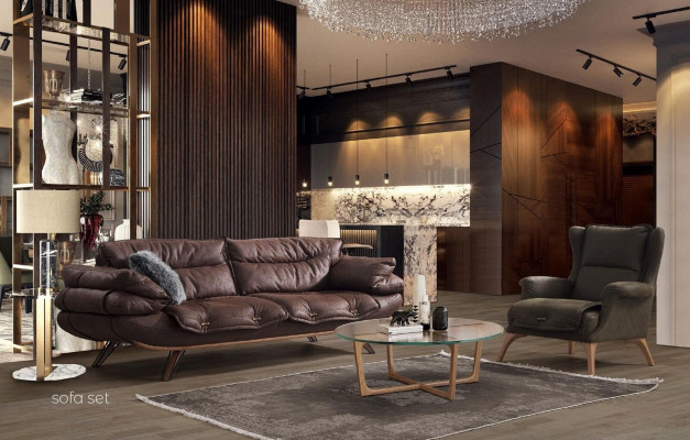 Design Sofa Upholstery Couches Couch new 2 pcs. Set new Sofa set 3+1 Seater Set