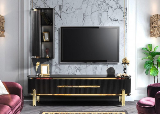 tv Wardrobe Luxury Sideboard Furniture Chest of drawers Living room cupboard Cabinets Shelf Wood