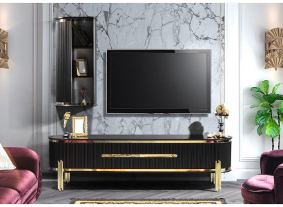 tv Wardrobe Luxury Sideboard Furniture Chest of drawers Living room cupboard Cabinets Shelf Wood