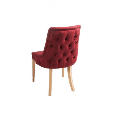 Red Chesterfield Chair Modern Recliner Luxury Upholstery Single Seater Dining room Chairs