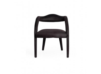 Dining room Chair Luxury Fabric Wood Design Chairs Recliner Upholstery Black Furniture