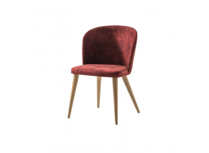 Chair Armchairs Design Furniture Luxury Dining room Chairs Wood Textile wooden chair new