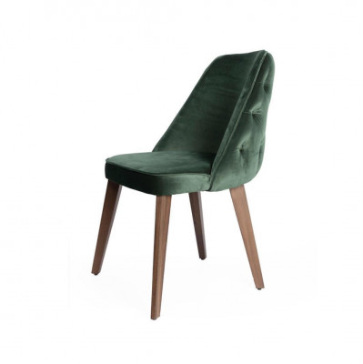 Green Chesterfield Chair Luxury Dining Chairs Upholstery Single Seater