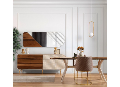 Furnishings Group Luxury Table + 2 Chairs Set 3pcs. Dining table suite dining room