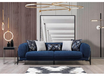 Luxury Three Seater Sofa 3 Seater Sofas Seat Design Modern Furniture Couches Blue new