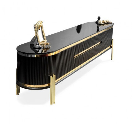 Sideboard Luxury Wardrobe Shelf Wood Sideboard Cabinets Living room Modern Designer