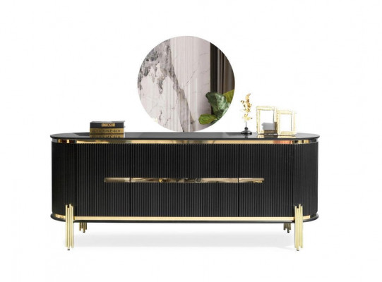 Sideboard Luxury Wardrobe Shelf Wood Sideboard Cabinets Living room Modern Designer