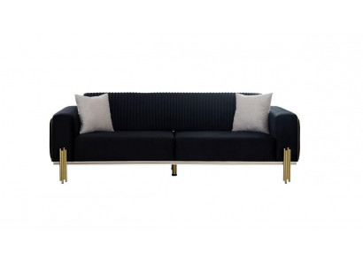 Three Seater Couch Furniture Velvet Designer Gold Metal Upholstered Modern Couches new
