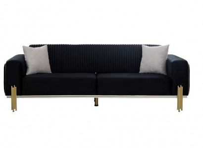 Three Seater Couch Furniture Velvet Designer Gold Metal Upholstered Modern Couches new