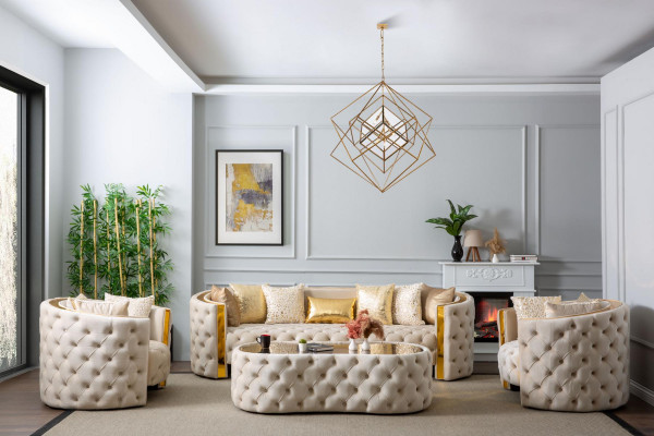 Luxury Sofa set 331 Seat Leather Chesterfield Sofa Armchair Brown Sofas Set 3pcs