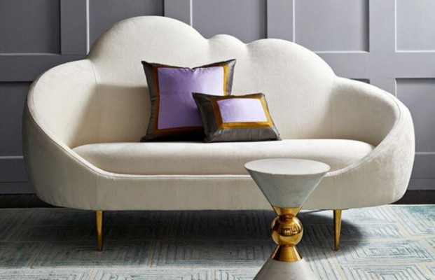 Sofa 3 Seater Youth Sofa Living landscape Seat Design Couch Sofas Fabric