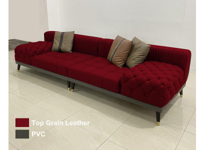 Chesterfield Big Sofa Luxury Furniture Couch Upholstery Sofas Sofa 4 Seater