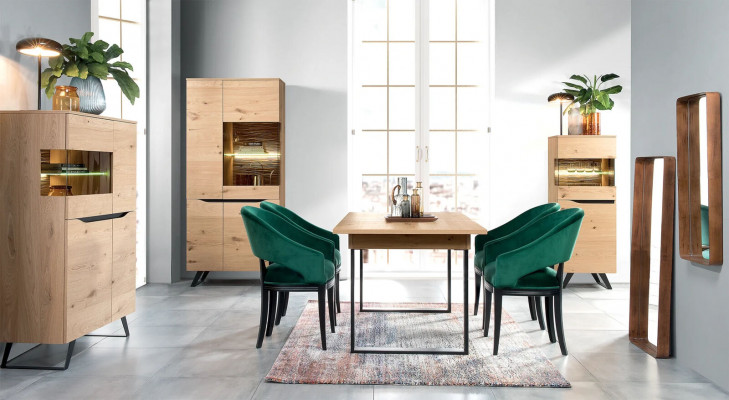 Design Display case Chest of drawers Sideboard Side Wardrobe Shelf Luxury Living room Cabinets new