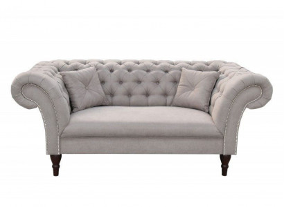 Chesterfield Design Sofa Couch 2 Seater Upholstery Sofas Couches 2er Suite new