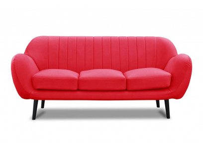 Three Seater Couch Upholstery Design Sofa 3 Seat Sofas Room Red Luxury Couches