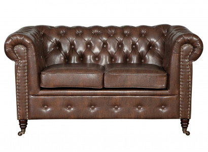 Sofa 2 Seater Design Sofas Upholstery Modern Seat Fabric Two-seater Leather new