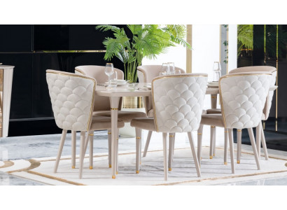 Dining room set Table 6x Chairs Seating group Dining room set Table Set 7 pieces. new