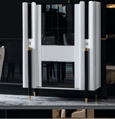 Dining room Sideboard Wood Cabinets Furniture Living room Sideboard Glass Wardrobe Display case