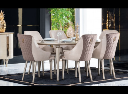 Dining room Suite Set Table 6x Chairs Chair Complete's new Set Dining set 7pcs.