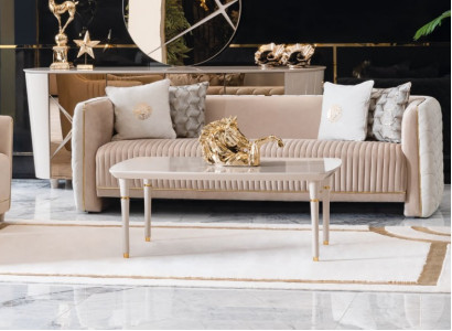 Sofa Couch Velvet Upholstery Seat 3311 Seater Design Couches Sofas Wood new Suite