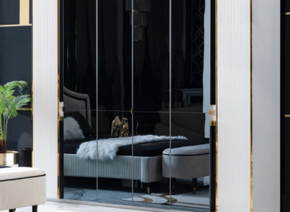 Wardrobe Furniture Wardrobe Italian Style Luxury Cabinets Bedroom Gold