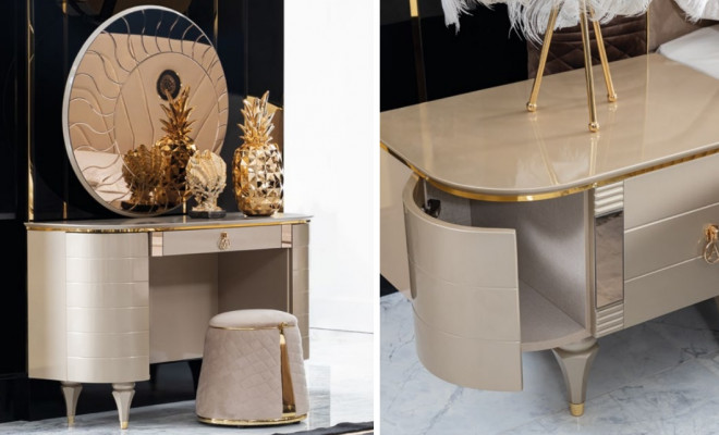 Consoles Table Dressing Table Dressing Table Stool new 2-piece. Tables Dressing table