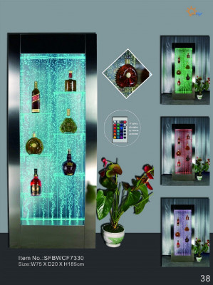 Led Water Wall Bar Shelf Column Water Column Counter Shelves Decorative Designer