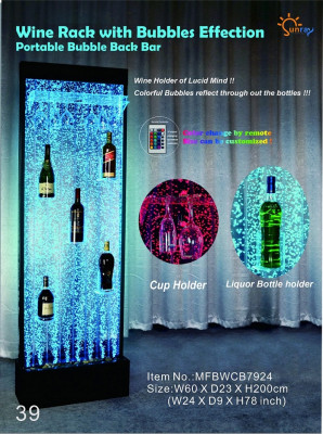 Led Shelf Bar Water Wall Column Divider Wall Water Walls Bar Counter