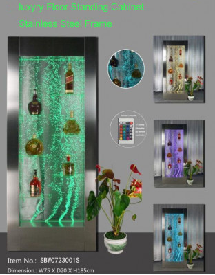 Led Water Wall Bar Shelf Column Water Columns Decorative Counter Shelves Designer