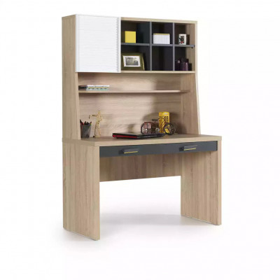 Desk Bookshelf Wood Childrens room Brown children's room shelf