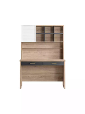 Desk Bookshelf Wood Childrens room Brown children's room shelf