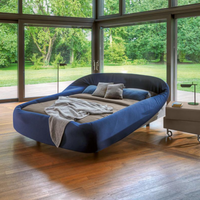 Blue's Semicircular Double bed Designer Beds Bedroom Luxury Furniture