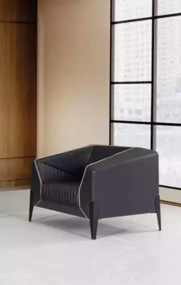 Designer Office Armchair Textile Furniture Fabric Study Room Furnishings Upholstered Armchair