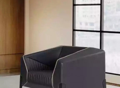 Designer Office Armchair Textile Furniture Fabric Study Room Furnishings Upholstered Armchair