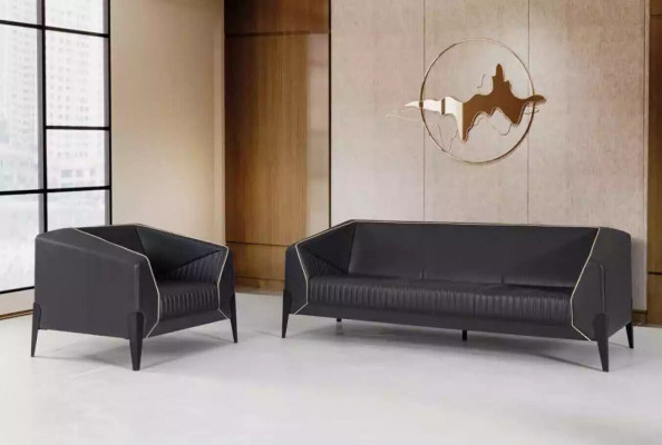 Designer Office Armchair Textile Furniture Fabric Study Room Furnishings Upholstered Armchair