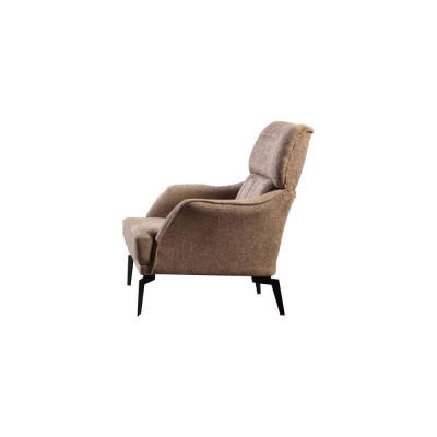 exclusive Beige 2x Armchair Living room Upholstered armchair Luxury Elegant single-seater