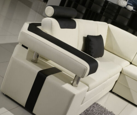 Designer Living room Corner sofa Couch Upholstery Seat Corner Garnitzur