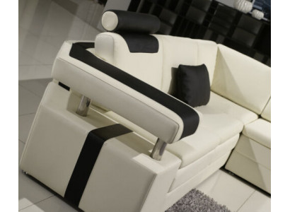 Designer Living room Corner sofa Couch Upholstery Seat Corner Garnitzur