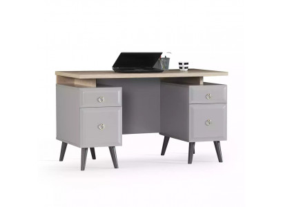 Computer desk Desk Children's Desk Wood Gray Table Design