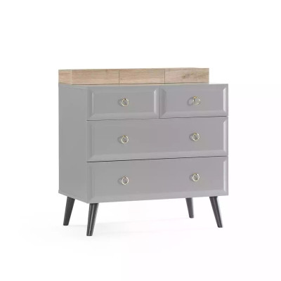 Chest of drawers Wardrobe Children Room Chests of drawers Wood Gray Modern Youth Room